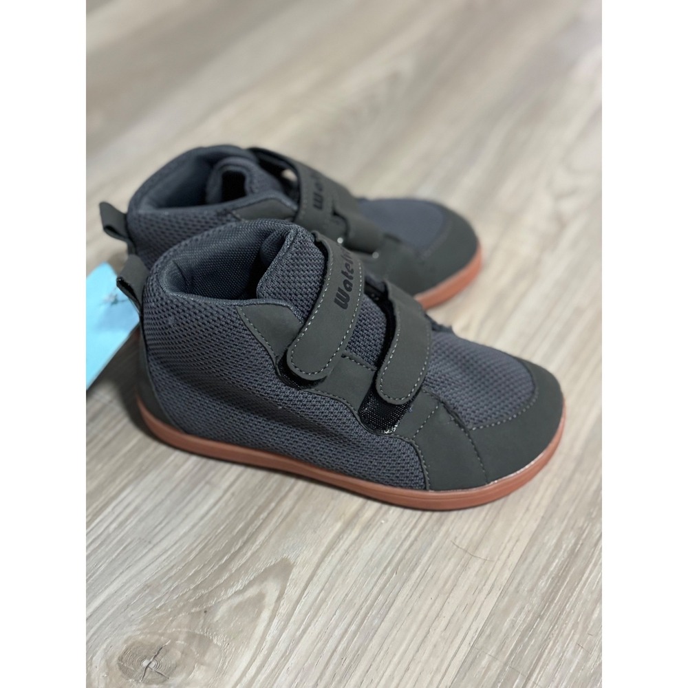 Watelves Kids Barefoot Shoes Grey Wide Toe‎ Box Minimalist Sneakers Size 31 NEW